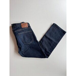 ADRIANO GOLDSCHMIED Matchstick Dark Indigo Stretch Slim Straight Jeans, Size 32